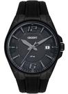 Relogio Orient Masculino preto pulseira de borracha silicone com calendario MPSP1012 G2PX