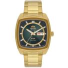 Relógio Orient Masculino Ref: F49gg031 E1kx Automático Retangular Dourado
