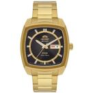 Relógio Orient Masculino Ref: F49gg031 P1kx Automático Retangular Dourado