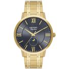 Relógio Orient Masculino Ref: Mgss0002 G3kx Sol e Lua Dourado