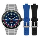 Relógio Orient Masculino Ref: Nh3tt001 D1gx Automático GMT Seatech Titânio