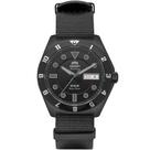 Relógio Orient Masculino Ref: Yn6pn027 P1px Automático Nato Black