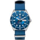 Relógio Orient Masculino Ref: Yn6sn027 D1dx Automático Nato Prateado