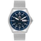 Relógio Orient Masculino Ref: Yn6ss009 D2sx Automático Mesh Prateado