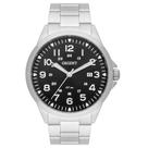 Relógio Orient Mbss1380 P2sx Aço Preto Números Grande Mbss
