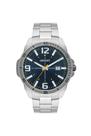 Relógio Orient Mbss1394 D2sx Aço Inox Preto Números Grande