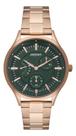 Relogio orient multi verde metal rose frssm044 e1rx