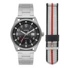 Relógio Orient Solar Tech Troca Pulseiras MBSS1451 P2SX Relógio Orient Solar Tech Troca Pulseiras MBSS1451 P2SX