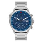 Relógio Orient Solartech Elite Land Cronógrafo - MBSSC287 D2SX Azul