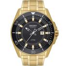 Relógio Orient Solartech Masculino Aço Dourado Mgss1290 G1kx