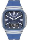 Relógio Orient Solartech Masculino Gbspa004 Correia Azul Bisel Azul