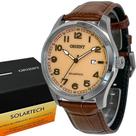 Relógio Orient Solartech Masculino Prata Analógico Original