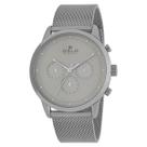 Relogio oslo cronografo cinza metal cinza ombsscvd0003 i1sx cor:cinza