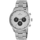 Relógio Oslo Cronógrafo Slim Vidro Safira OMBSSCVD0012