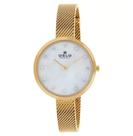 Relógio Oslo Feminino Slim Dourado Madripérola Ofgsss9t0002