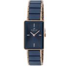 Relógio Oslo Feminino Slim OLTSKS9T0001-D1DR Ceramic Bicolor