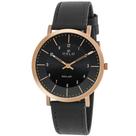 Relógio Oslo Masculino Slim OMRSCSVS0001 P2PX Pulseira Couro Solar