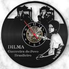 Relógio Parede Dilma Roussef Politica Disco Vinil Lp Arte Promoção