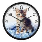 Relógio Parede Herweg Nacional 22 Cm Gatinho 660125