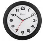 Relógio Parede Redondo Herweg 6103 034 Preto 21cm Quartz