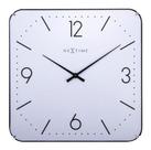 Relógio Parede Square Dome White Nextime 35x35cm