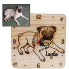 Relógio PET Personalizado, Relógio Gato Cachorro Relógio PET Personalizado, Relógio Gato Cachorro