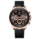 Relógio POEDAGAR De Luxo Esportivo Quartz Masculino Automático Com Data Cronógrafo Vidro