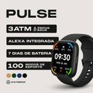Relógio PULSE WEARZONE À PROVA D'ÁGUA 3 ATM ALEXA INTEGRADA ESPORTIVO Até 7 Dias de Bateria