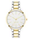 Relógio: pulseira bicolor com detalhes em cristal Nine West