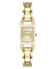 Relógio: pulseira feminina Anne Klein, cristal curvo, dourado Relógio: pulseira feminina Anne Klein, cristal curvo, dourado