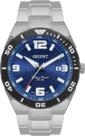 Relógio Pulso Orient Masculino Prateado Fundo Azul MBSS1476 D2SX
