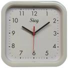 Relógio Quadrado Branco 25cm - 2302-00 - SIEG