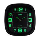 Relógio Quadrado De Parede 31,5cm Decorativo Luminoso Analógico