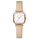 Relógio Quadrado Feminino Hannah Martin 1759 Pulseira de Couro