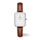 Relógio Quadrado Feminino Pulseira Marrom Analógico Elegante New Port