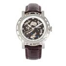 Relógio REIGN Stavros Automatic para homens, caixa prateada de 44 mm
