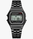 Relógio Retrô Wr Prata Preto Rose Dourado Digital Led Vintage Masculino Feminino