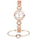 Relógio Rose Pequeno De Pulso Feminino Clássico + Pulseira