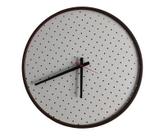 Relógio Round Marrom Mostrador Branco Perfurado 50 Cm