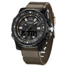 Relógio Sanda marca de luxo 3375 eletrônico masculino display duplo -