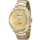Relógio Seculus Analógico Feminino Dourado 20388lpsvda1