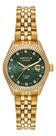 Relógio Seculus Automatico Feminino Dourado Verde Brilho Dourado Dourado Verde