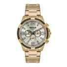 Relogio Seculus Dourado Masculino Cronografo Original Grande 44251gpsvda1