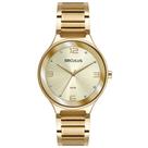 Relógio SECULUS Feminino Casual Cristais Dourado Referência:77247LPSVDS1