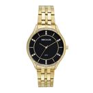 Relogio Seculus Feminino Dourado Analógico 77115LPSVDS3