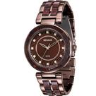 Relógio Seculus Feminino Marrom 20410LPSVMF5 Analógico 5 Atm Cristal Mineral Tamanho Grande