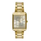 Relógio Seculus Feminino Ref: 44324gpsvda2 Retangular Aço Dourado