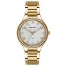 Relógio SECULUS Feminino Vidro Facetado Dourado Referência: 77252LPSVDS1