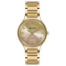 Relógio SECULUS Feminino Visor Degradê Cristais Dourado 77246LPSVDS2