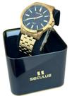 Relógio seculus long life em aço 44295gpvda4 44mm.